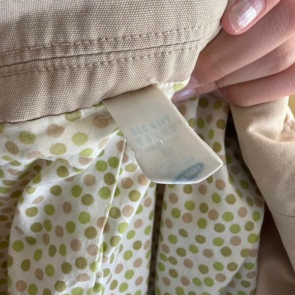 Y2k old navy cream fitted button up jacket size medium - Picture 7 of 8